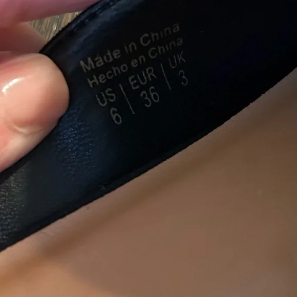 Aldo Stud Keeper Mules Womens Size 6 Slip on Slide Loafer Black Suede Flat - Picture 9 of 9